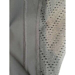 Athleta Mesh Cut Out 7/8 Yoga Pants Leggings Black Size M Workout Gym